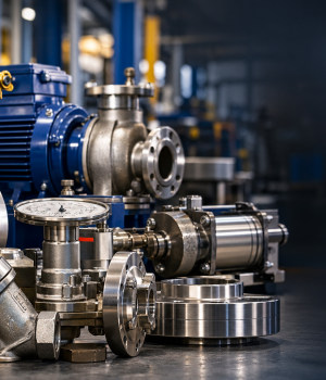 industrial valves and pump components